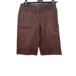 CAbi Women's‎ Cotton Bermuda Shorts Style 484 Brown Size 0